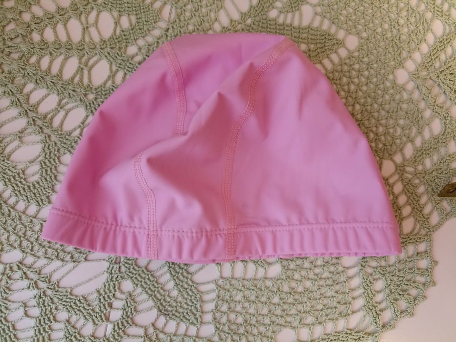 Czepek różowy na basen dziecięcy