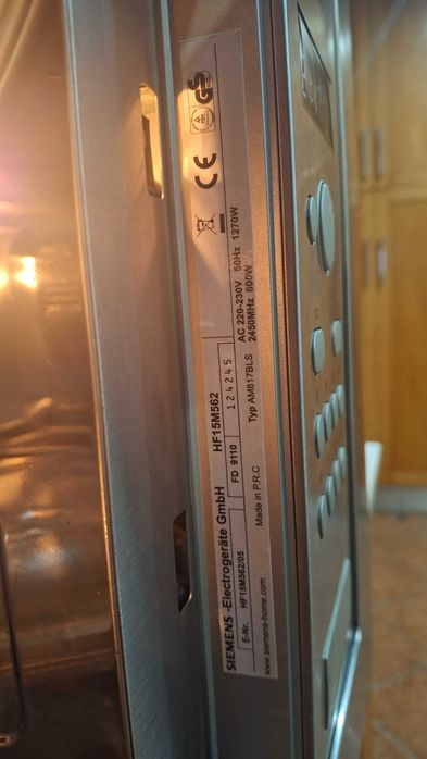 Micro-ondas Siemens Encastre