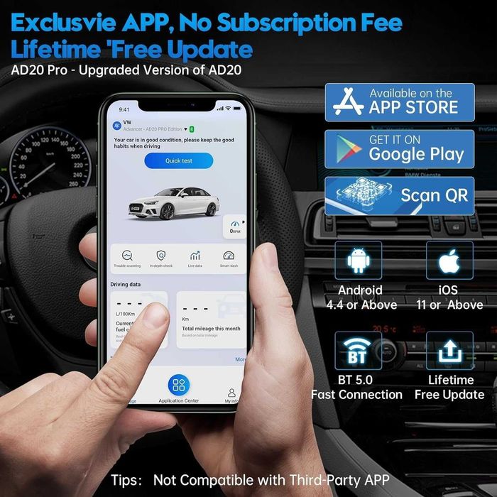 XTOOL AD20 Pro OBD2 urządzenie diagnostyczne. Sprawdzona licencja