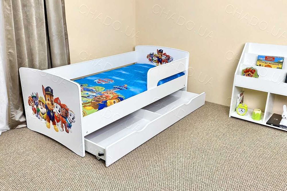 Дитяче ліжко Кіндер кул №81, ліжко підліткове, кроватка дитяча +бортик