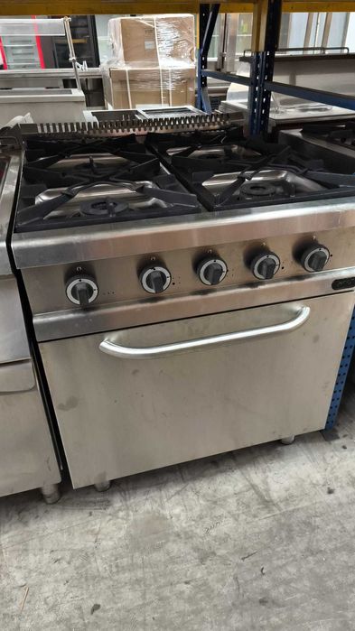 Fogão a gás com 4 queimadores + forno JUNEX