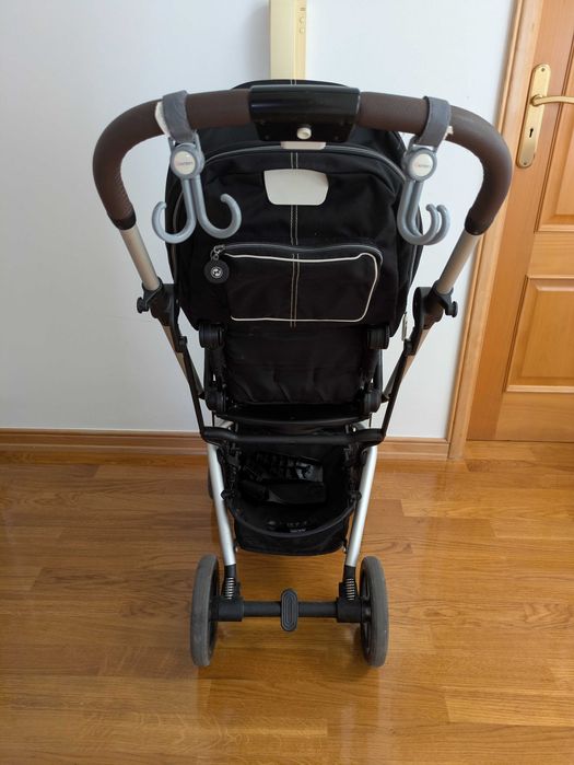 Carrinho bebe Cybex Eezy S Twist 2+ SLV Moon Black