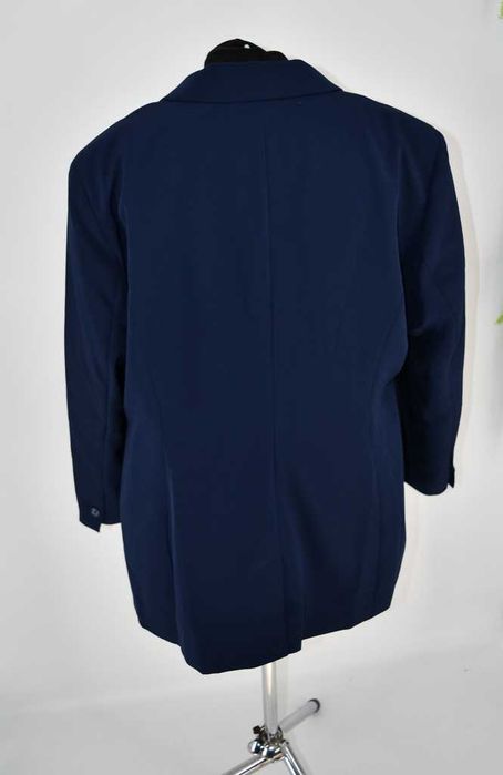 Elegancki granatowy żakiet Bonprix 50 klasyczny damski