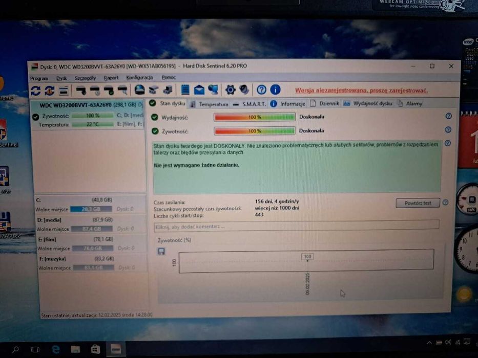 Acer Travelmate 5730 core2duo 4gb ram HDD 320gb zasilacz WIN10