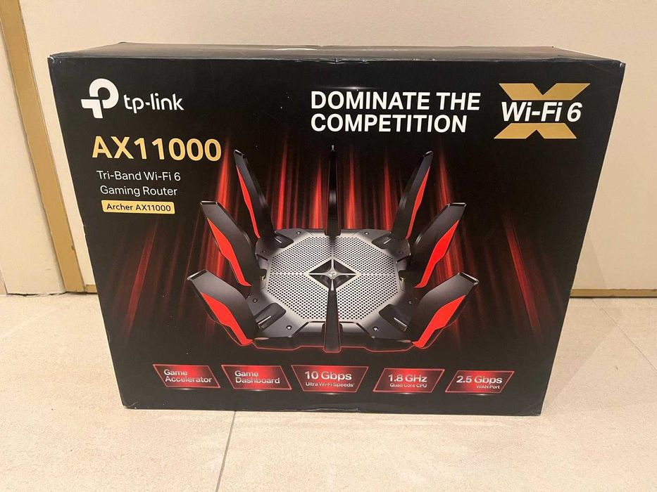 [NOVO] Router Gaming TP-LINK Archer AX11000 Tri-Band Wi-Fi 6