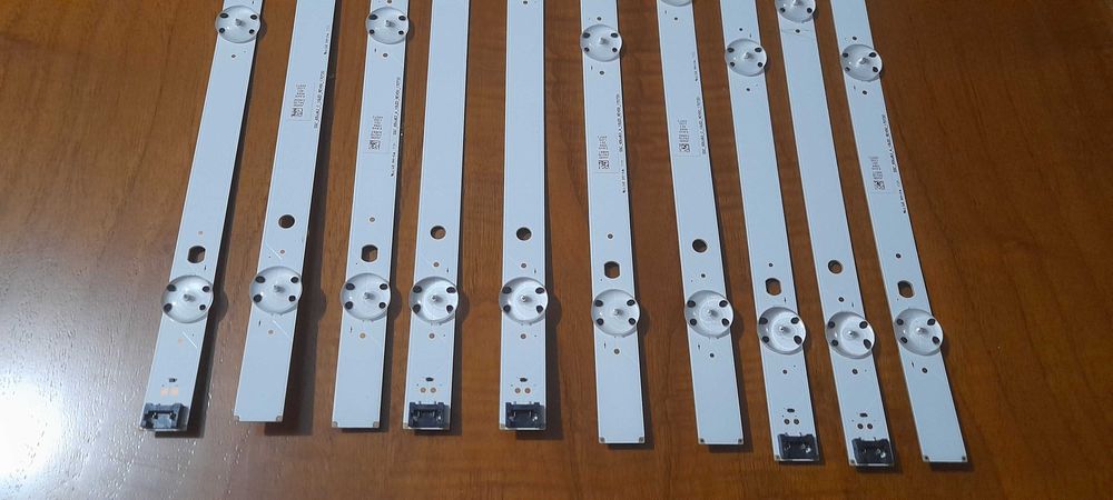 5 Tiras LED para TV LG 65UJ630V /Veja as fotografias