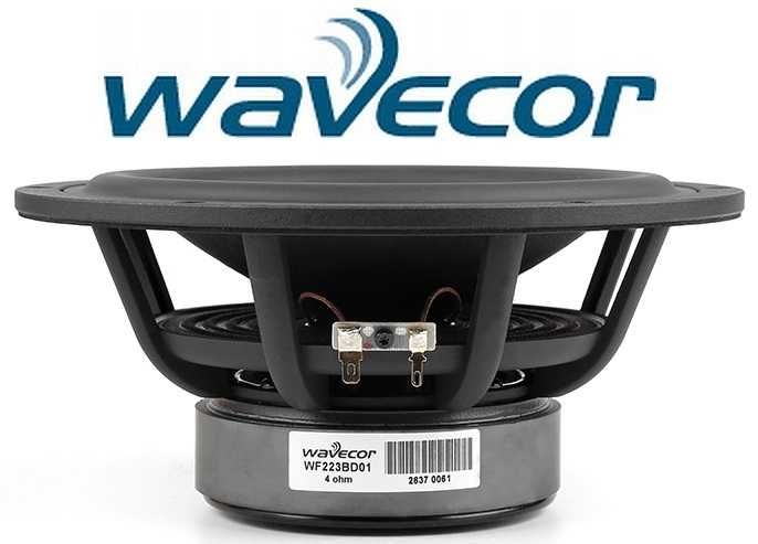 -33% NOWY głośnik niskośredniotonowy Wavecor WF223BD01 22cm 4 Ohm