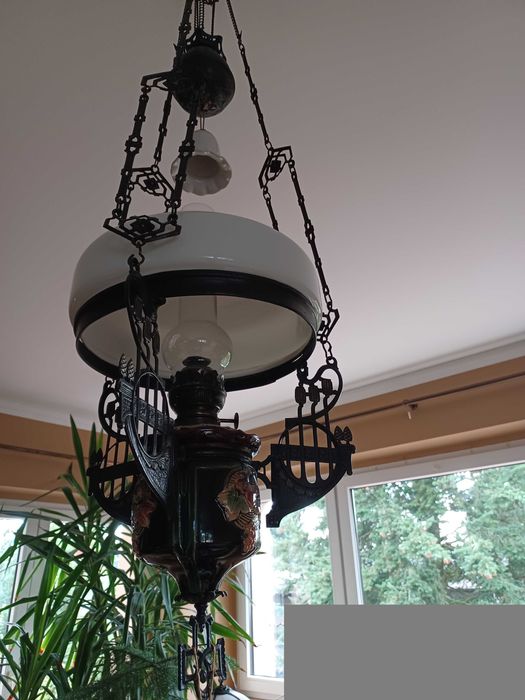 Lampa naftowa antyk stara piękna