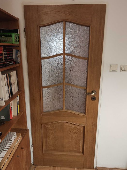 Drzwi drewniane dębowe