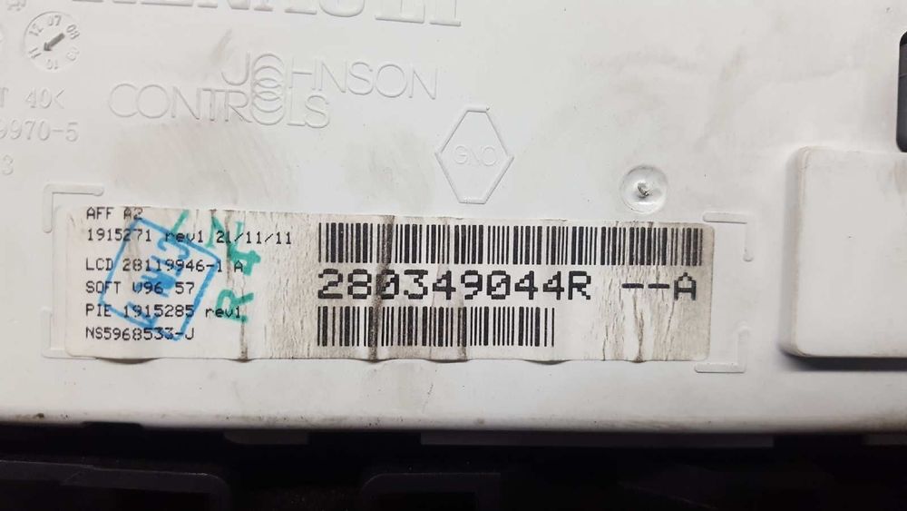 TELA/ECRÃ MULTIFUNÇÕES RENAULT MEGANE III BERLINA 5 P AUTHENTIQUE