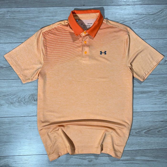 Персикова Спортивна Футболка Поло Андер Армор Under Armour Performance Polo, L, Оригінал