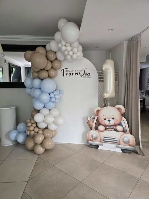 Dekoracja na chrzest, komunię, roczek, urodziny