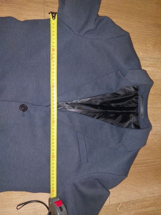 Szara marynarka Slim Fit r.M Reserved egzamin8 bierzmowanie