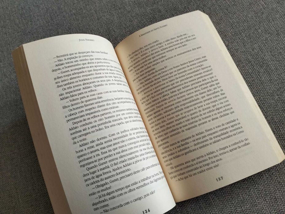Livro " A Irmandade do Santo Sudário" de Julia Navarro