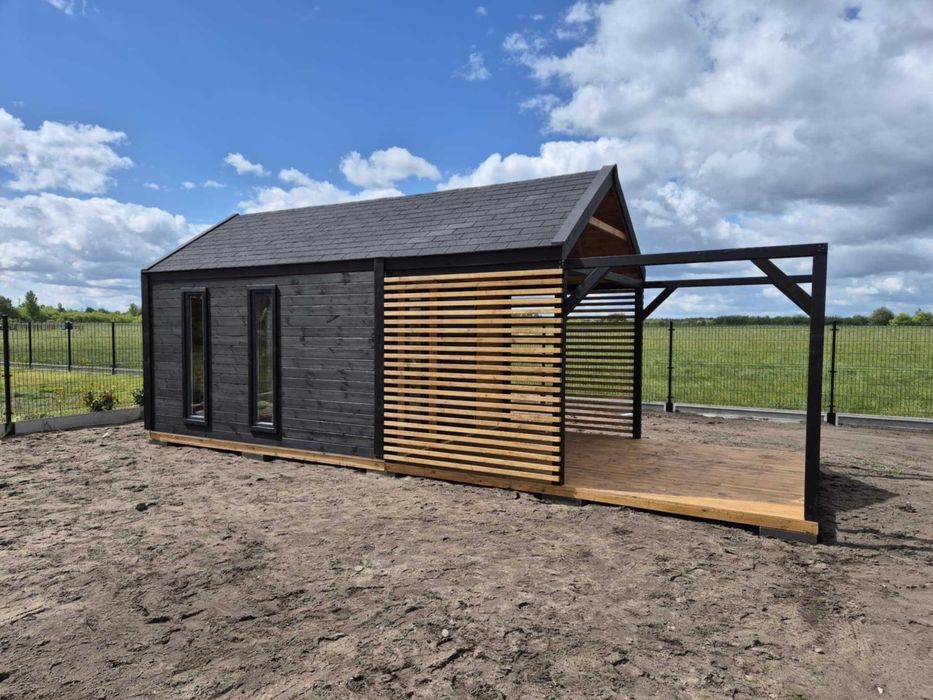 •••• Domek narzędziowy •••• BARTEK 5x4 drewutnia producent DREWNOTRIK