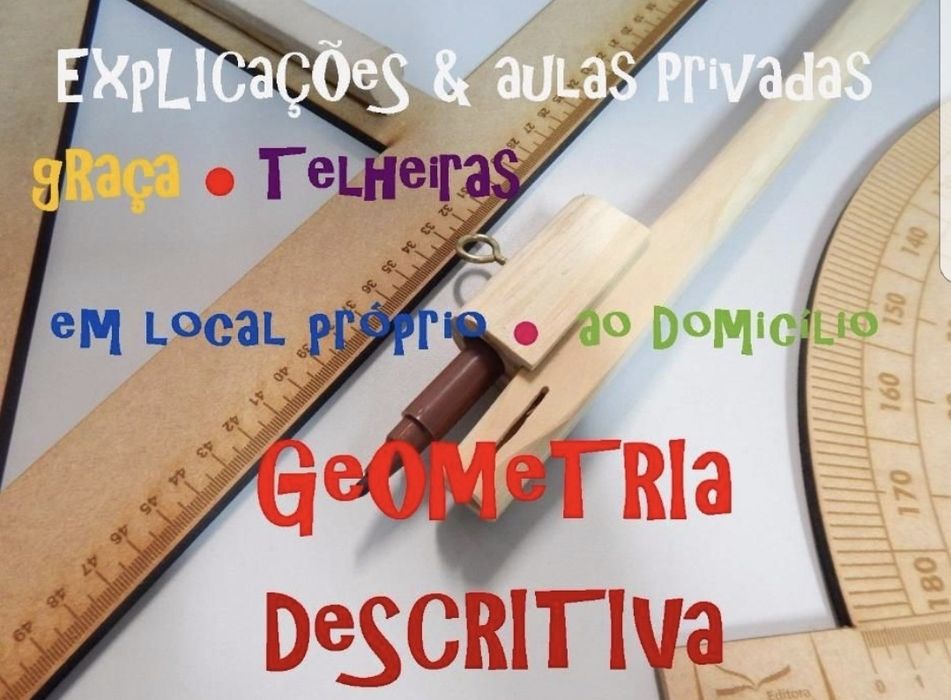 Explicações Geometria Descritiva, 10-12° ano, Cursos Verão, Preparação Exames, Graça