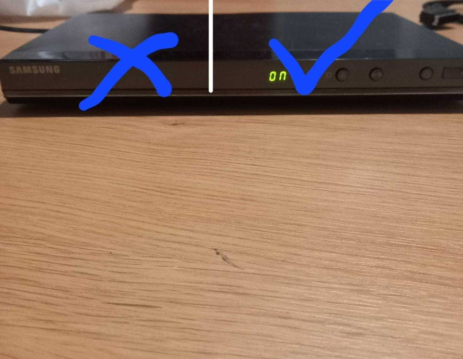 Leitor de discos samsung mas com gaveta avariada, comando, cabo hdmi