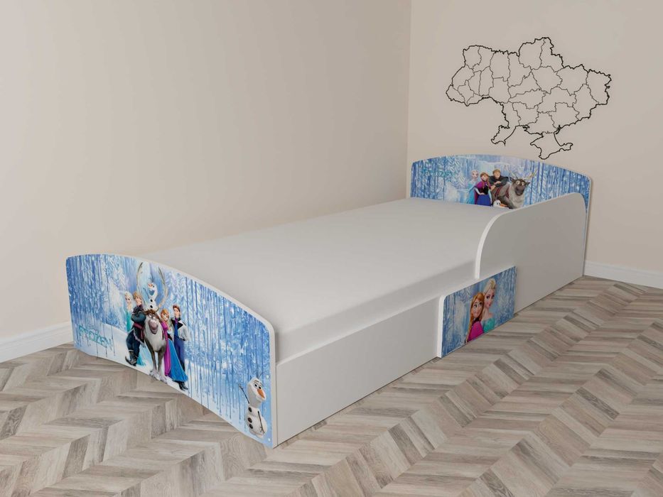 Дитяче ліжко з бортиком (140х70, 160х80, 190х90) / детская кровать