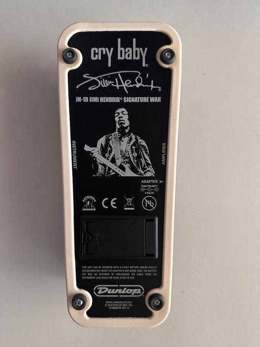 Pedal Cry Baby Wah Dunlop Jimi Hendrix JH1D