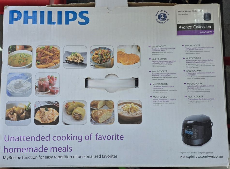 Robô de cozinha Philips Multicooker HD4749/70 (5L)