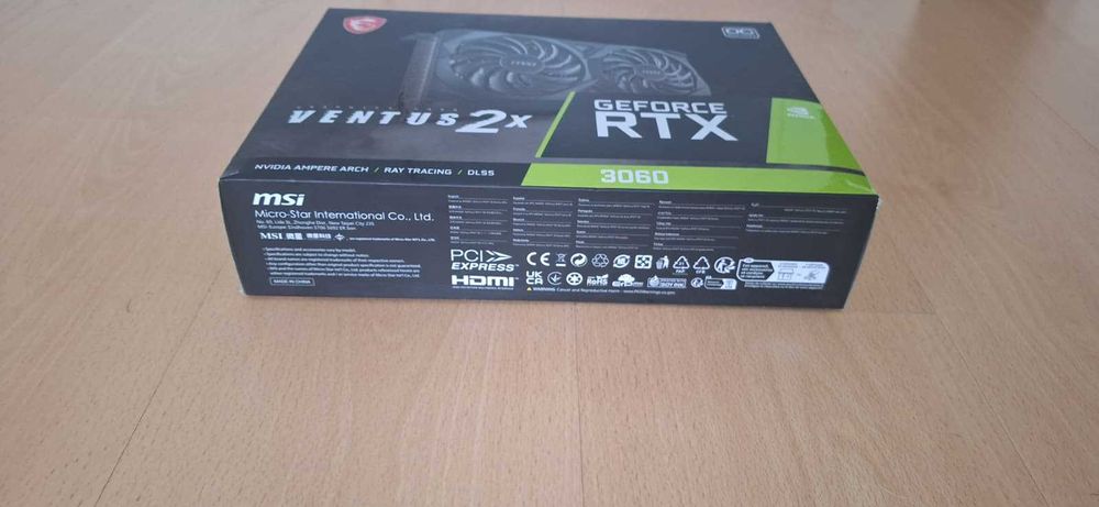 MSI NVIDIA GeForce RTX 3060 "Ampere" Ventus 2X 12G OC GDDR6