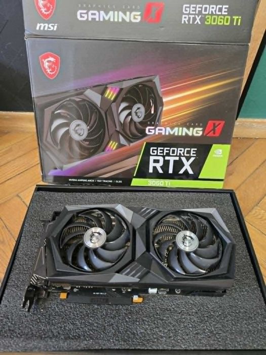 新品未使用 RTX3060Ti MSI GeForce RTX 3060 Ti GAMING X 8G LHR