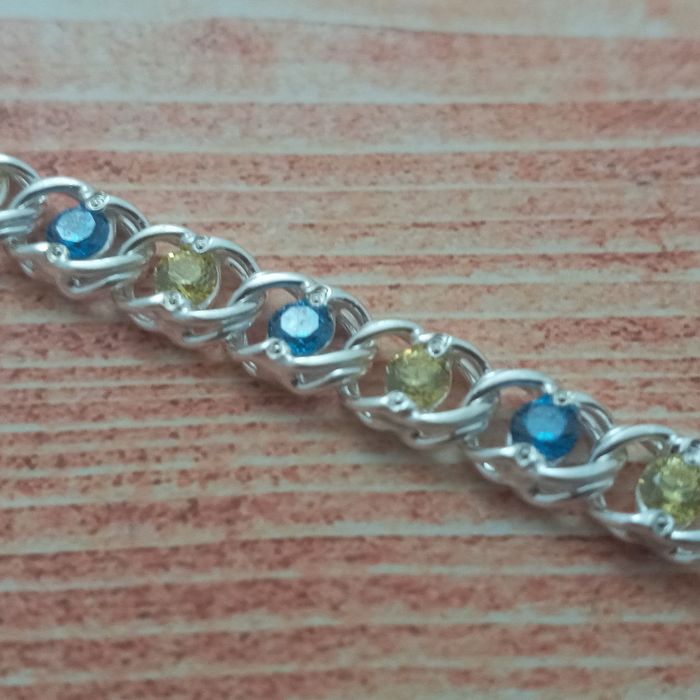 Серебряный браслет национальный женский браслет серебро 925 пробы