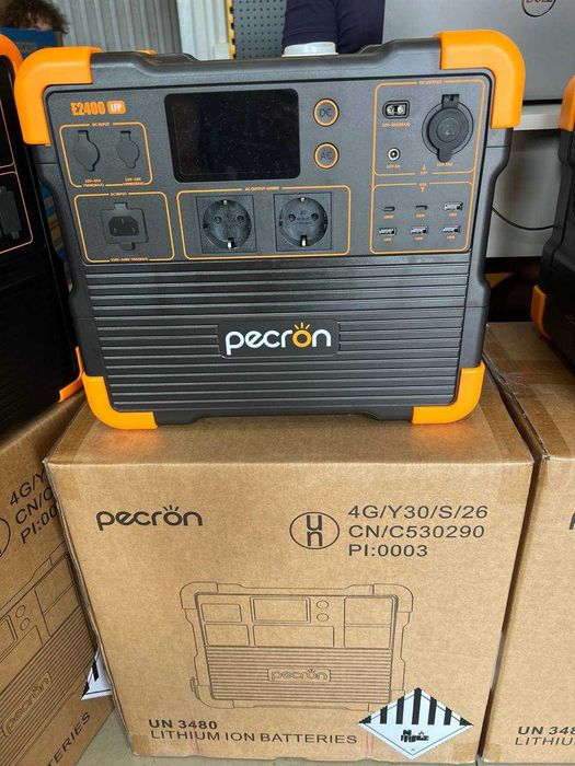 Зарядна станція Зарядная станция Pecron LFP LiFePO4 E1500 E2400 E3600 E3800 2200W-4200W ДБЖ UPS розстрочка