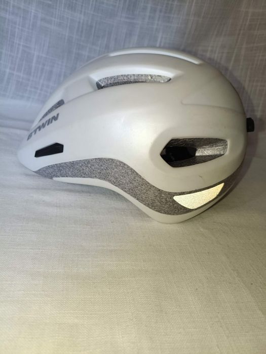 Kask ochronny b'twin Decathlon rozm M obwód głowy  53-58 cm