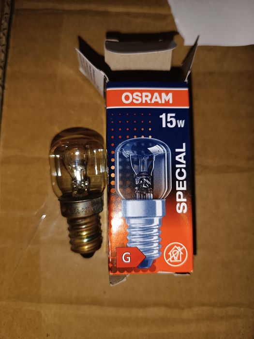 Лампа для духової шафи Osram Special OVEN T 230v-15w E14ses