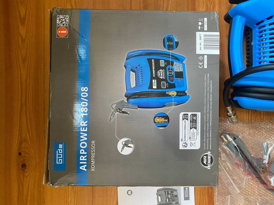 Compressor Goodyear 24L 2HP - Como novo, usado apenas uma vez