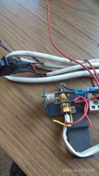 Quite de cabelagem de recuperador com duas velocidades