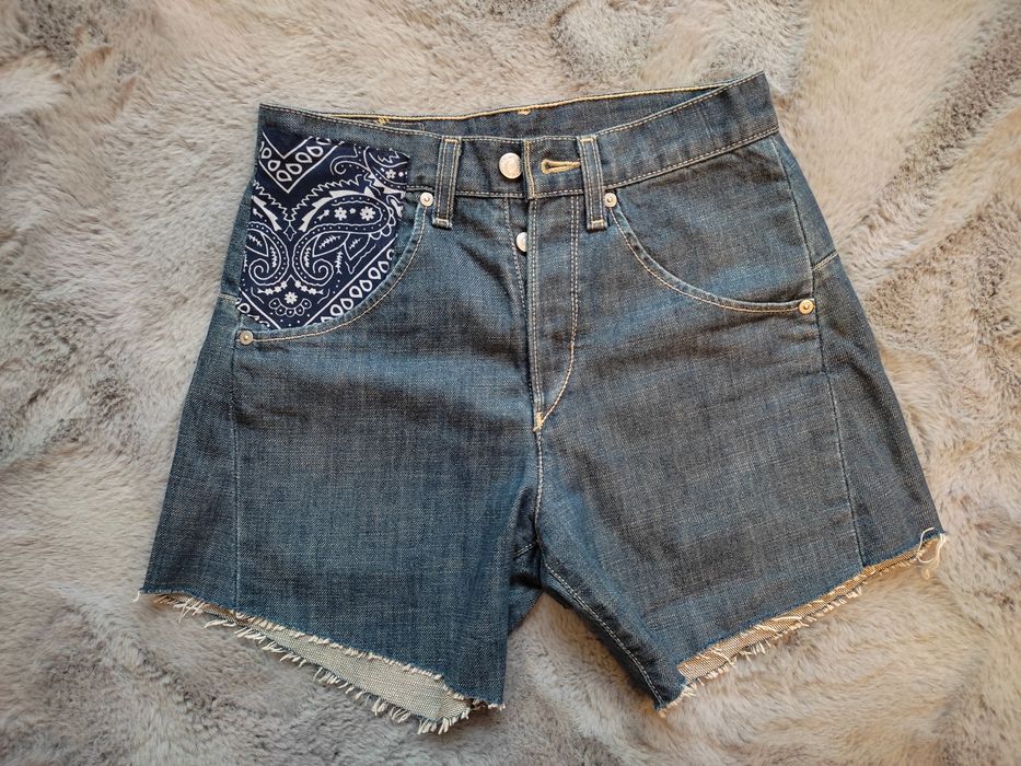 Szorty DIY Levi's XS/S oryginalne ;)