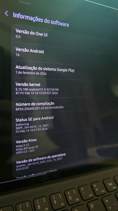 Tablet Samsung s9 fe SM-X510