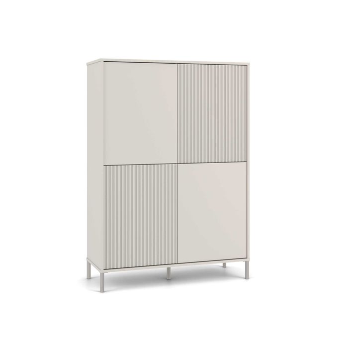 WITRYNA KAMARO 4DK Slim/Gł 4 Drzwi Front Ryflowany+Gładki Różne Kolory