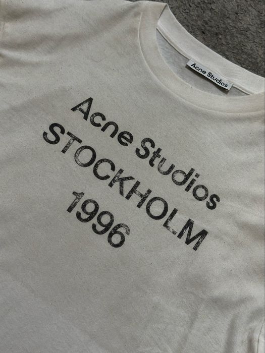 T-shirt Acne Studios Stockholm 1996 Branca - NOVA