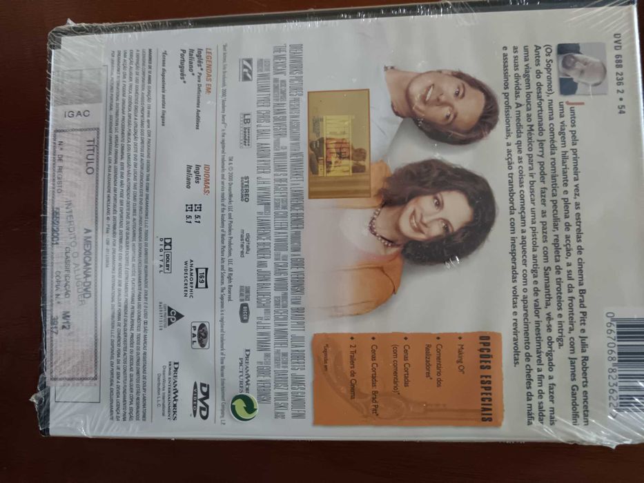 filme dvd original - a mexicana - selado