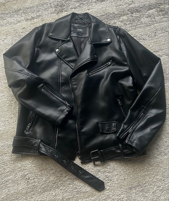 PULL&BEAR  kurtka ze skóry ekologicznej