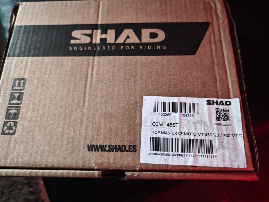 Suporte traseiro Shad para CF MOTO 450 MT | 700 MT | 800 MT X