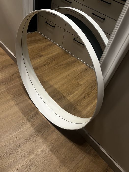 Lustro okragle biale ikea