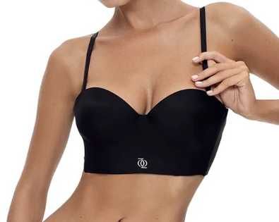 GOD SAVE QUEENS 80B 74 cm Stanik biustonosz bustier bardotka NOWY