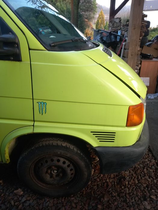 Vw t4 przod kompletny blotniki lampy pas przedni maska