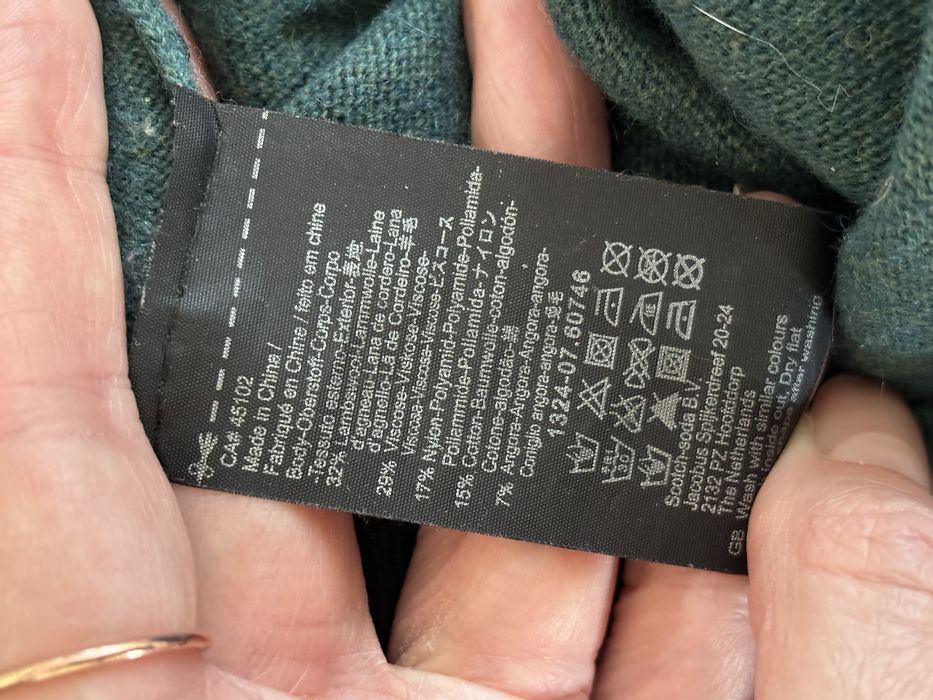 Sweterek Maison scotch welna, angora, alpaka S