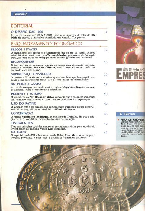 empresários portugueses 1991 os 100 mais e as 1000 maiores