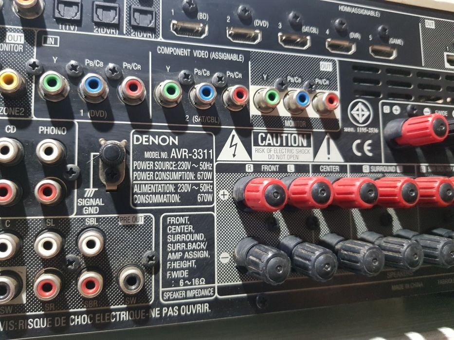 Пульт!AV ресивер Denon AVR-3311 7×165Вт Airplay LAN, HDMI USB