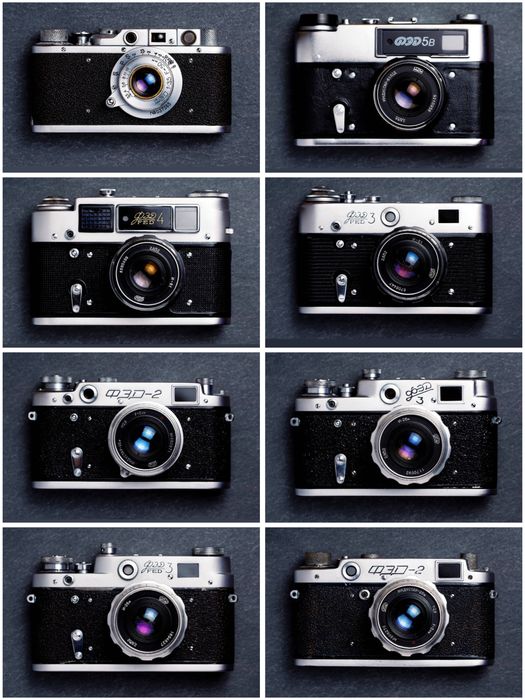 Колекція радянських фотоаппаратів