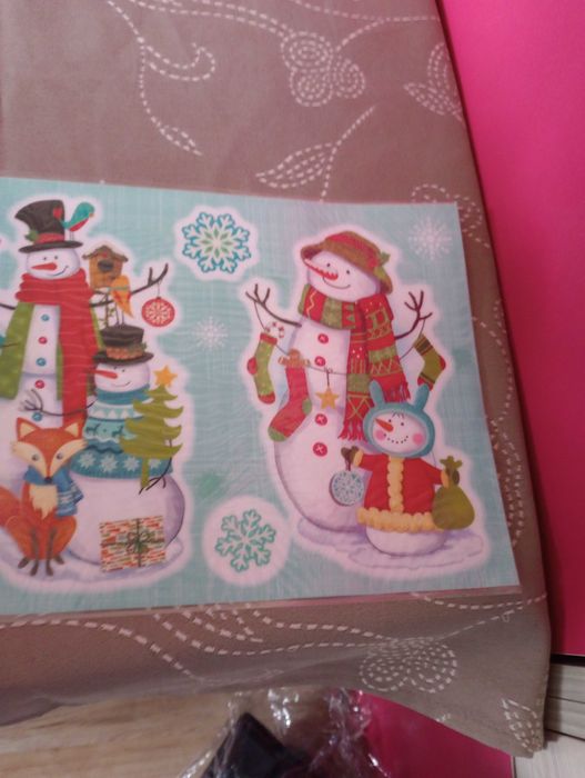 Naklejki świąteczne na szybę