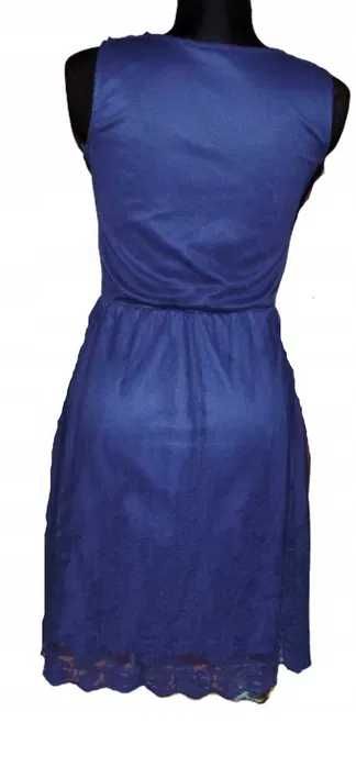 Elegancka sukienka Reserved haftowany tiul przed kolana XS/34 | 292G