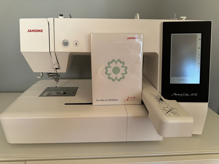 Hafciarka Janome mc500e + program Artistic Digitizer