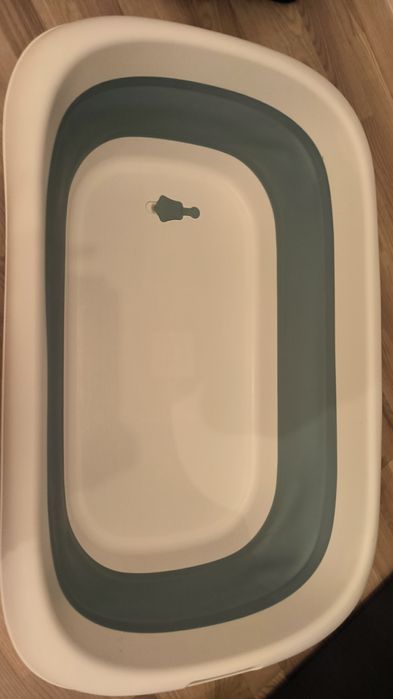 Silikonowa składana wanienka dla dzieci